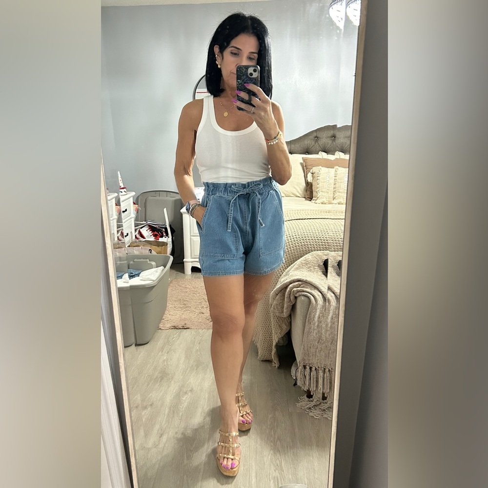 Wishlist High Waist Denim Blue Shorts